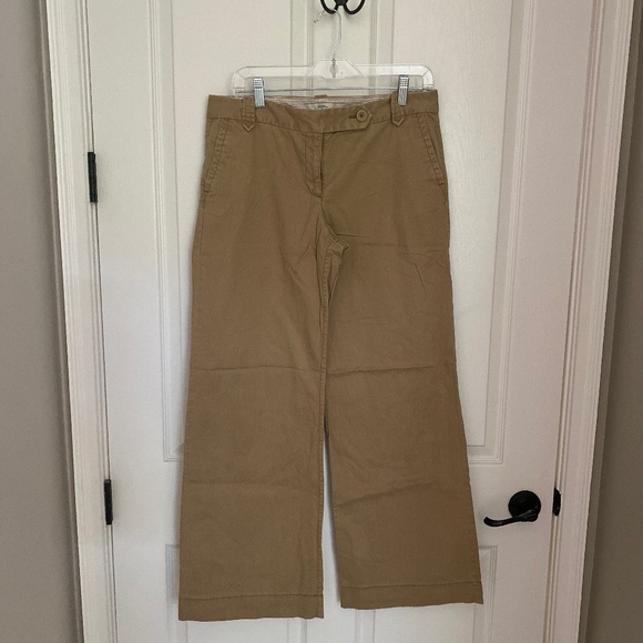 Ann Taylor LOFT khaki Marisa pants size 10 - Picture 1 of 4